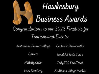 Hawkesbury Business Award Grand Finalist 2022