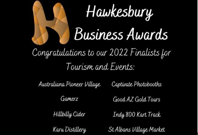Hawkesbury Business Award Grand Finalist 2022